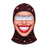Novelty Old Man Print 3D Full Face Ski, Windproof Winter, Sunglasses Not Included