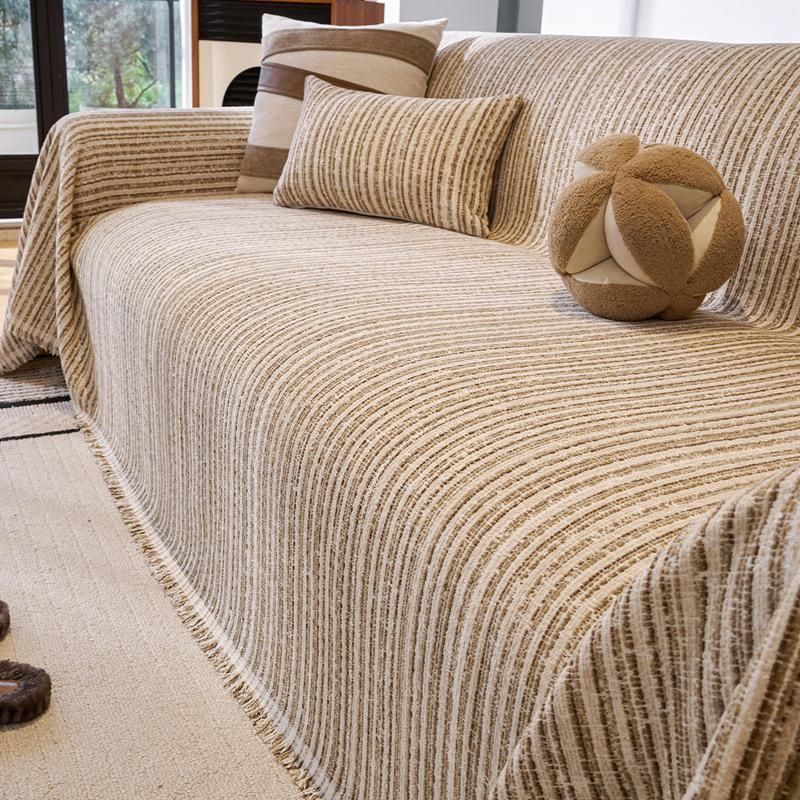 All-Season Chenille Sofa Cover: Dustproof, Claw-Resistant, Universal Fit