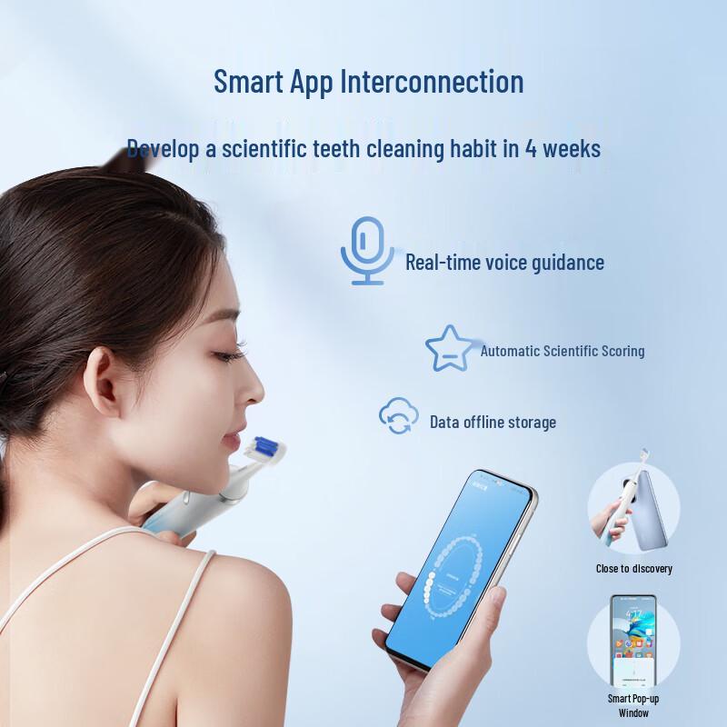 Huawei Smart Selection Liboide Iceberg Series Smart Sonic Toothbrush 2 CN Plug (adapter Included)