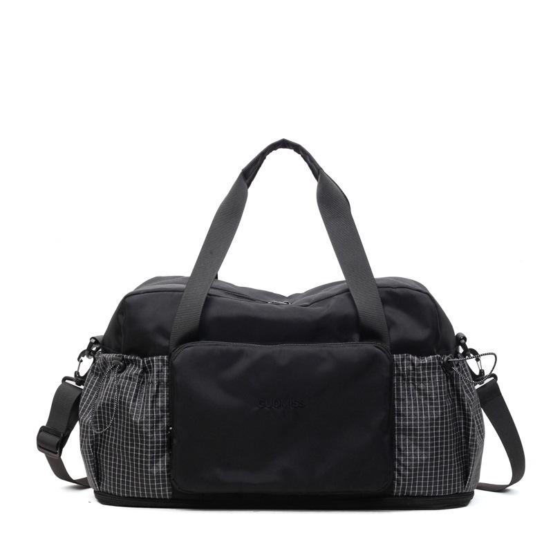 Fitness bag foldable dry and wet separation portable travel bag expandable shoulder travel bag sports fitness bag