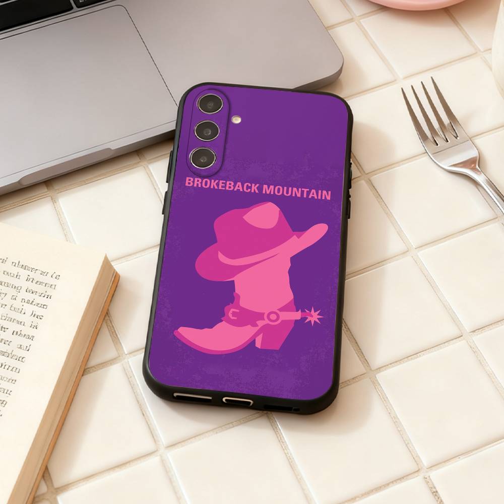 Movie Brokeback Mountain Phone Case For Samsung Galaxy A73,A72,A71,A70,A53,A52,A51,Others Soft Black Shell