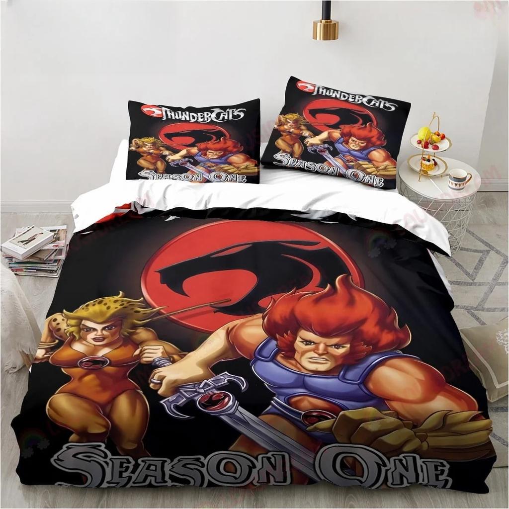 Cartoon Thundercats Bedding Set Sheet King Twin Double Child Bedding Set Mircofiber Or Polyester Duvet Cover Set Home Textiles