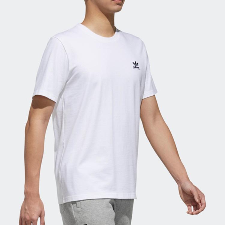 Adidas Originals Trefoil Essential Short Sleeve T-Shirt Men Tops White DN8024