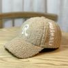 Thick Lamb Plush Cap Warm Rebound Cap High Quality Baseball Cap  Unisex