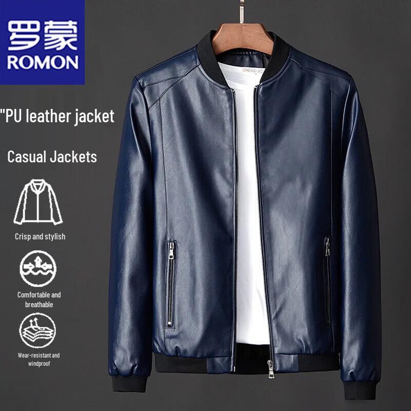 Romon Men's Autumn/Winter Casual Lined Jacket