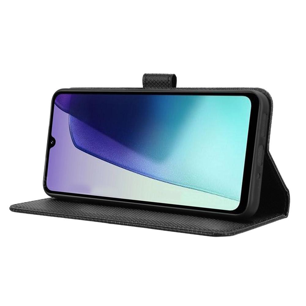 Dla Xiaomi Poco C75 4G/Redmi 14R 5G/14C 4G/A4 5G Etui PU Skóra Diamentowa Tekstura Portfel Pokrowiec na Telefon