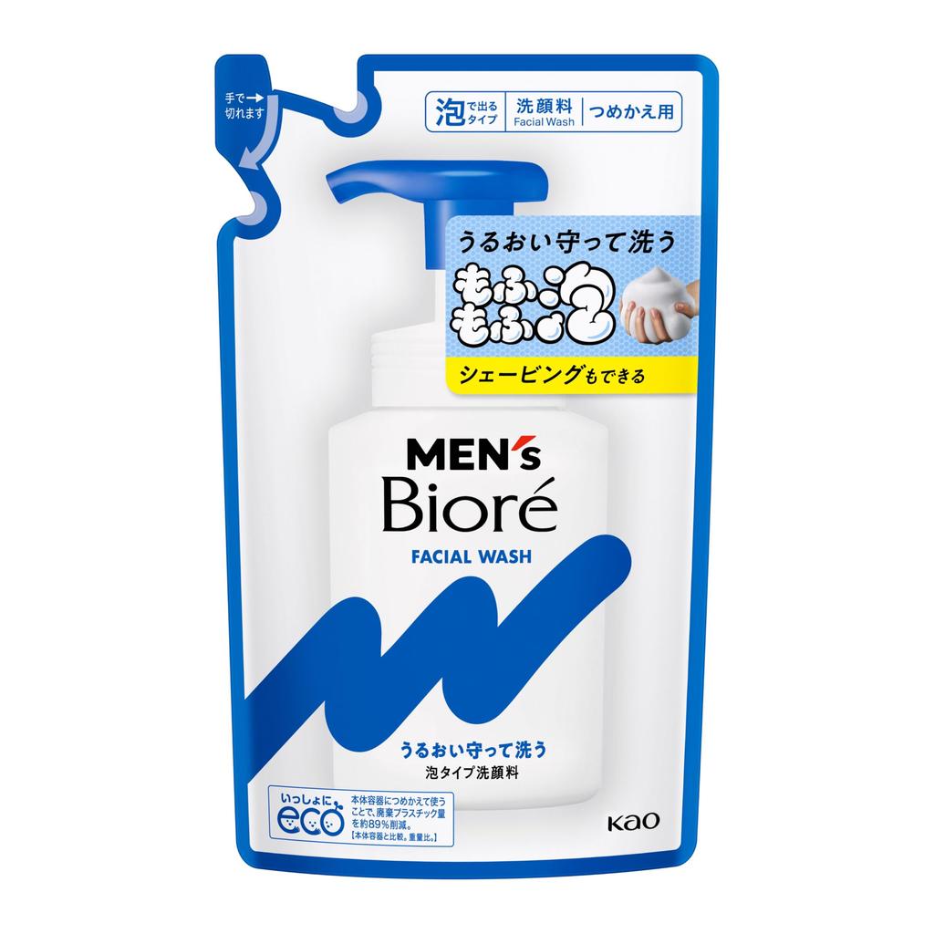 Biore Foaming Face Wash Refill Men's