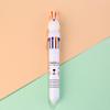 1Pc Kawaii Cute Rabbit Multicolor Pen 0.5mm Colorful Ink Pen Cartoon Creative Gel Cartoon Bunny Pen Ten-Color Brown Colorful 10-Color Back To School S
