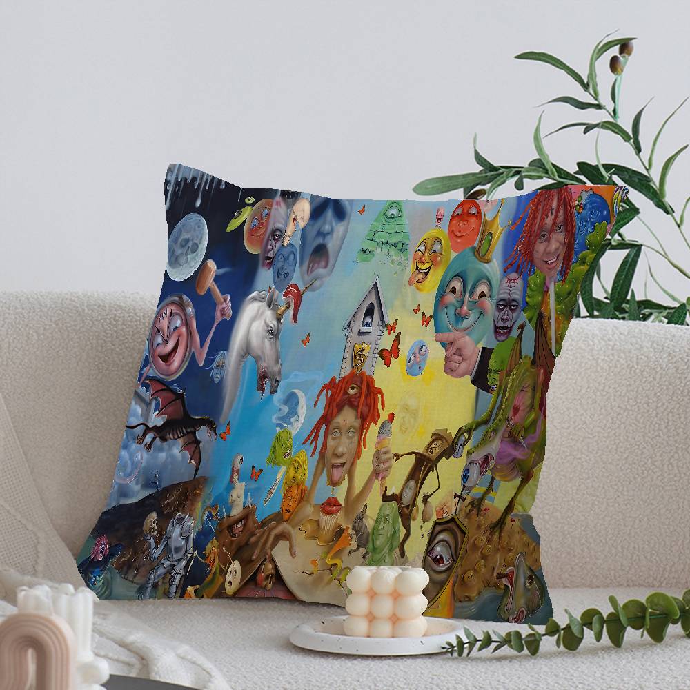 Rapper T-Trippie Funny R-Redd Pillow Cover Sofa Cushion Cover Home Room Decoration Children Gift