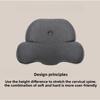 1pcs Memory Foam Pillow Slow Rebound Cervical Support Pillow Ergonomic Neck Pillow for Side & Back Sleepers
