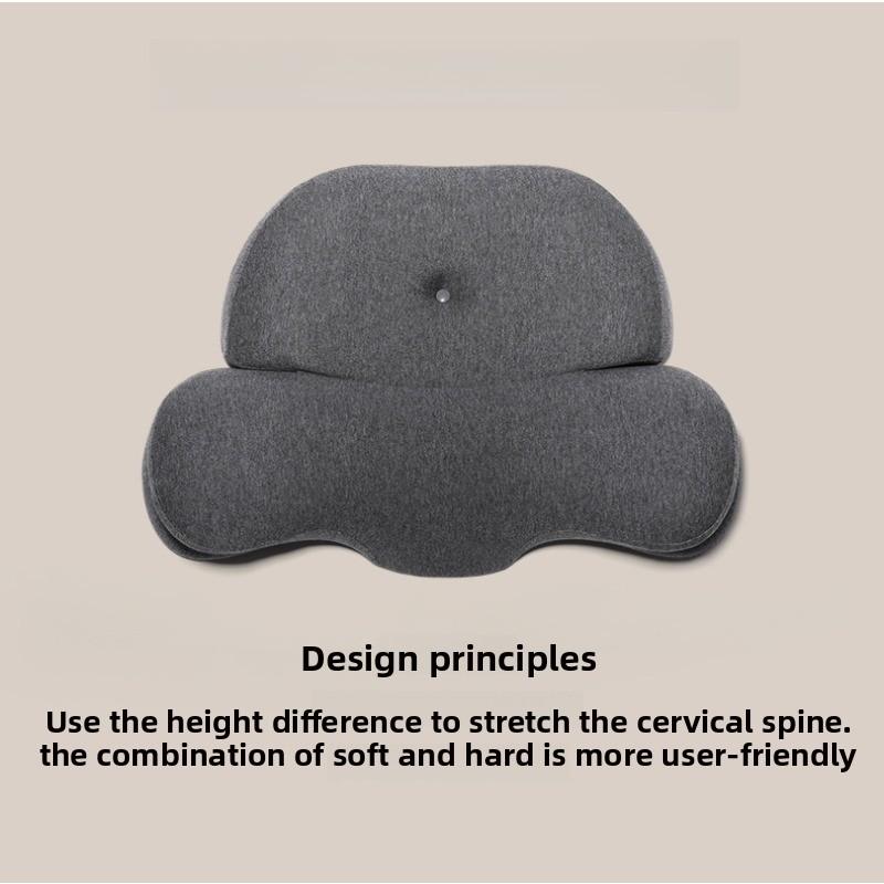 1pcs Memory Foam Pillow Slow Rebound Cervical Support Pillow Ergonomic Neck Pillow for Side & Back Sleepers