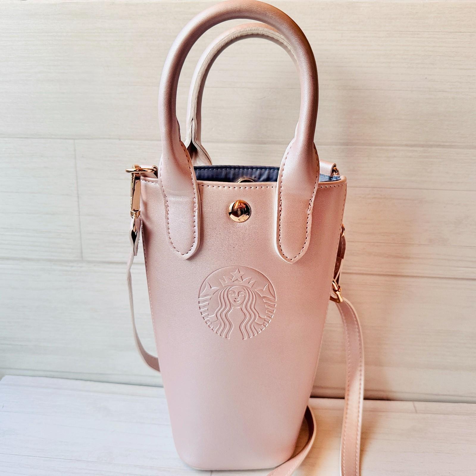 

Starbucks Japan Sakura 2026 Pink Bottle Shoulder Bag Limited Cherry Blossom