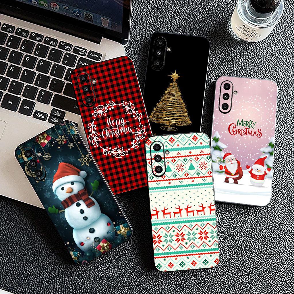 Père Noël Joyeux Noël Sapin de Noël Cerf Coque de Téléphone pour Apple iPhone 17 Air 12 13 Pro Max Mini ProMax 7 + 8 Plus Coque Souple