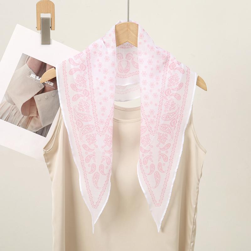 High Quality Women Diamond-Shaped Scarf Fashion Paisley Neck Tie Shawl Bandana Scarves Designer Wrap