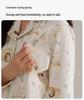 Cotton Silk Padded Maternity Nursing Pajama Set with Side-Opening Bra