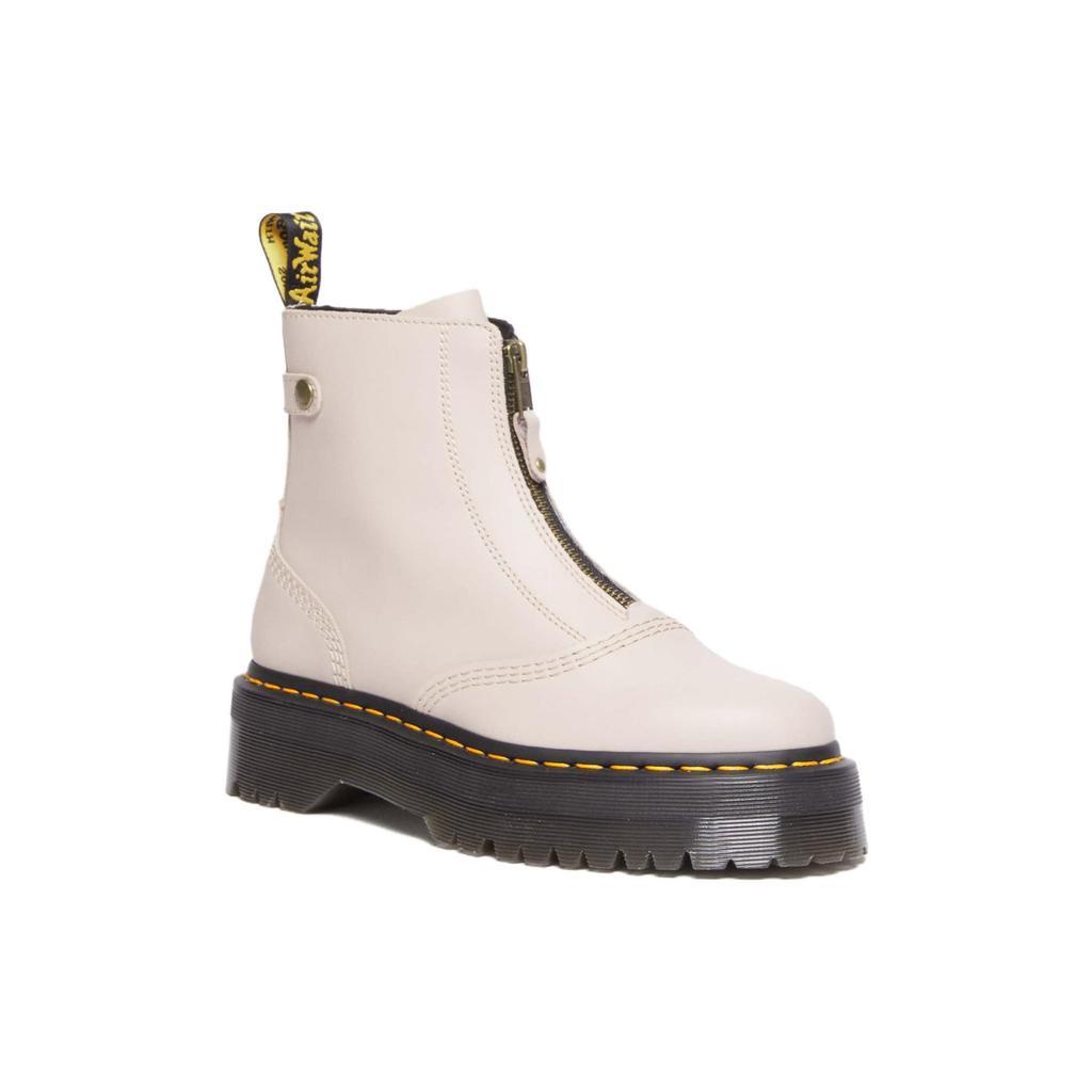 Dr. Martens Leather Comfortable Casual Ankle Boots Women ankle boots White 27656348