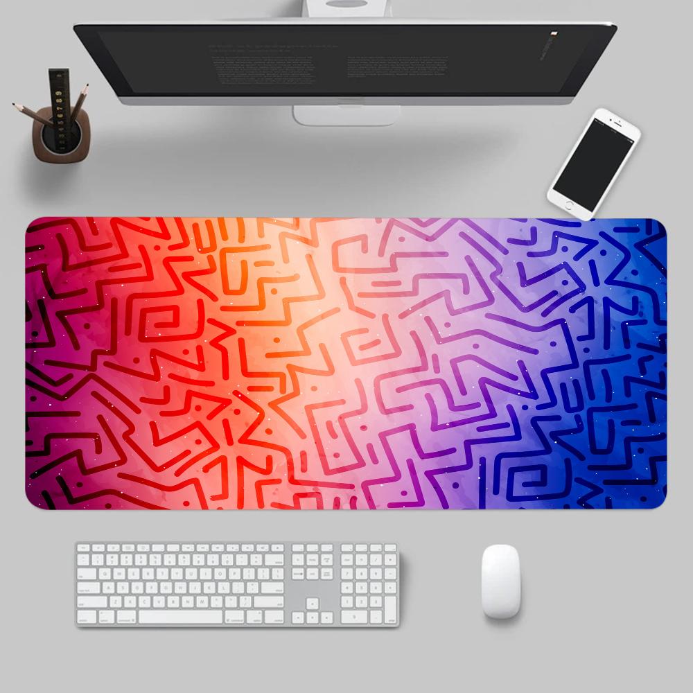 Large Size Mouse Mat Non-Slip Desk Mat Simple line Rubber Mousepad Abstraction Art Game Mousepad Office Computer Accessories Diy