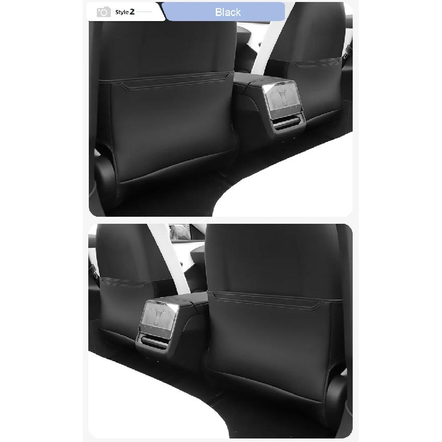 For Tesla Model Y Juniper Seat Anti-kick Pad Rear Safety Seat Anti-Wear Pad Model 3 Highland Rear Seat Car Backrest Protection