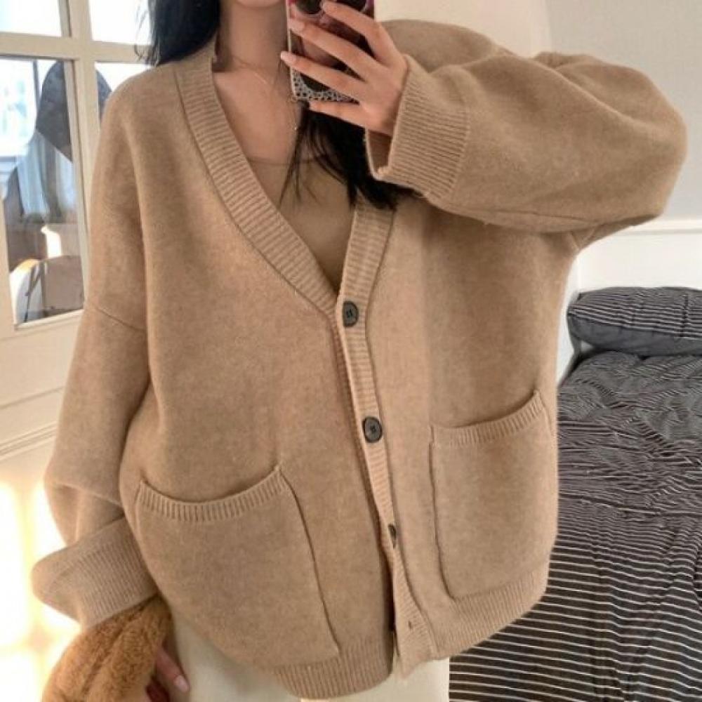 Rellawear Oversized Sweater Cardigan 2color 2410raw05