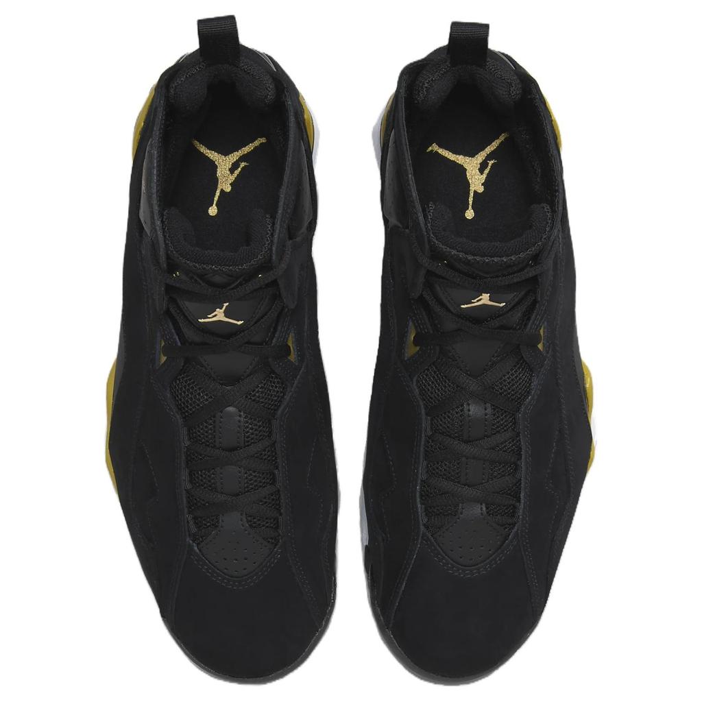 Air Jordan True Flight 'Black White Metallic Gold' Men's 342964-072