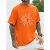 Men's T-shirt Spider Web Printed Cool Tee for Man Oversize Top O-neck Short Sleeve Casual Clothes