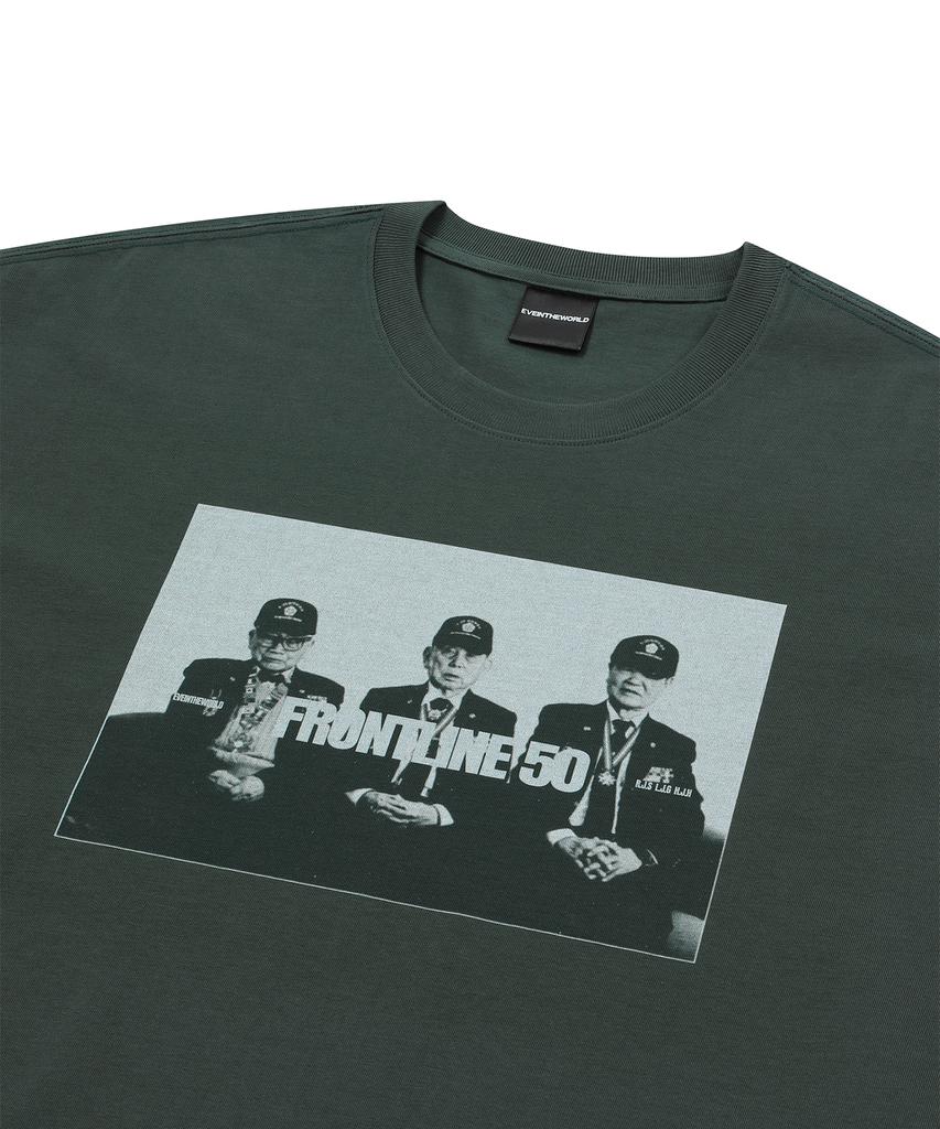 Ibeuindeowoldeu Frontline T-Shirt Sage