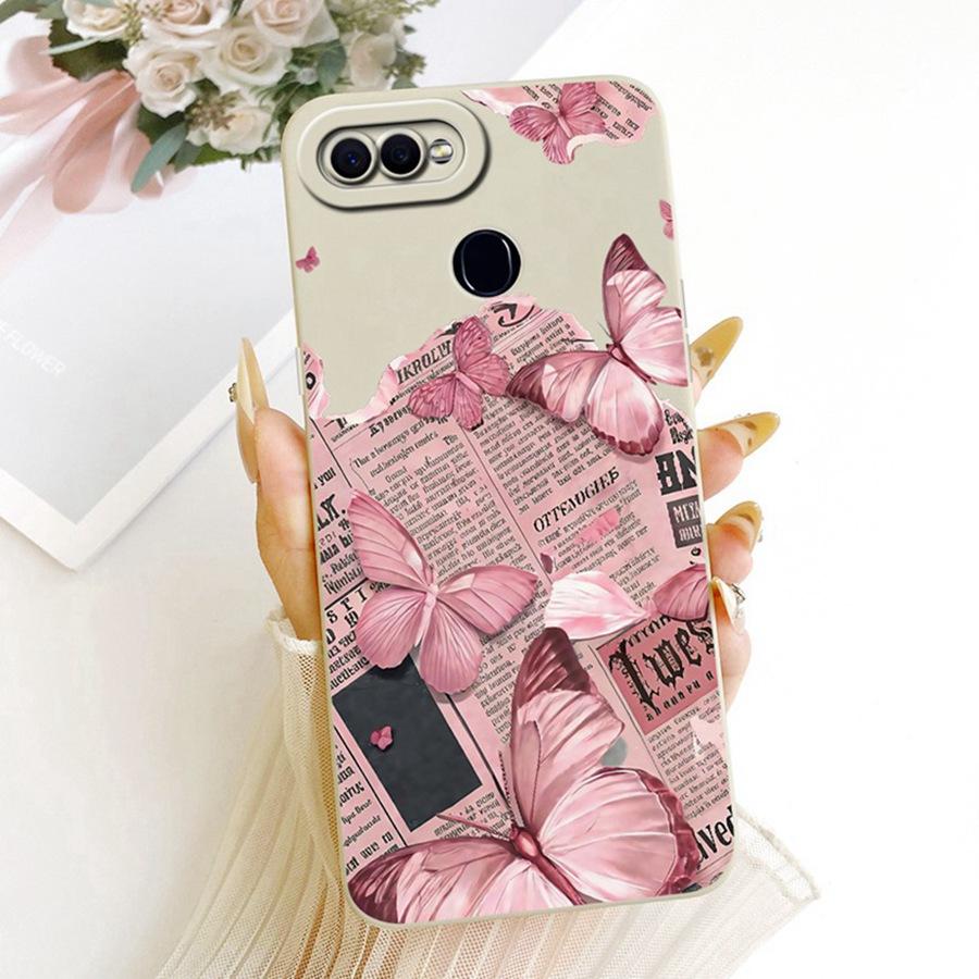 For OPPO F9 F 9 Pro Case Cute Rabbit Painted Soft Back Cover for OPPOF9 F 9 Cases CPH1823 CPH1881 Silicone Bumper Shell