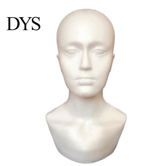 Foam Head Mannequin Hat Display Lifelike Styrofoam White Hats