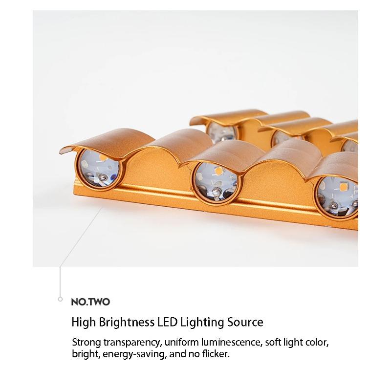 LED nástěnné svítidlo vnitřní a venkovní IP65 Vodotěsné Moderní minimalistický styl 3W/5W/7W žárovky Hliníkové verandové zahradní osvětlení