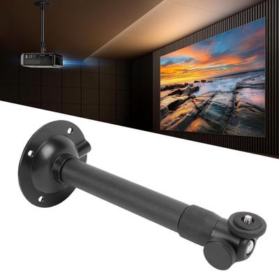 Ceiling Wall Projector Mount Fit for TMY Projectors Black   7.9 To 15.7in Length   360 Degrees  Rotation 90 Degrees  Tilt Projector M