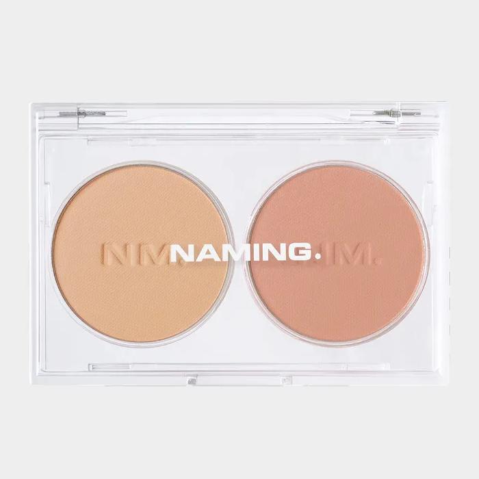 NAMING Fluffy Powder Blush Duo Palette [Warm Bread]