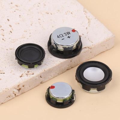 2Pcs 20/24MM 4 Ohm 3W Mini Sound Speakers Round Bass Speaker Home Theater Loudspeaker Portable DIY Speakers