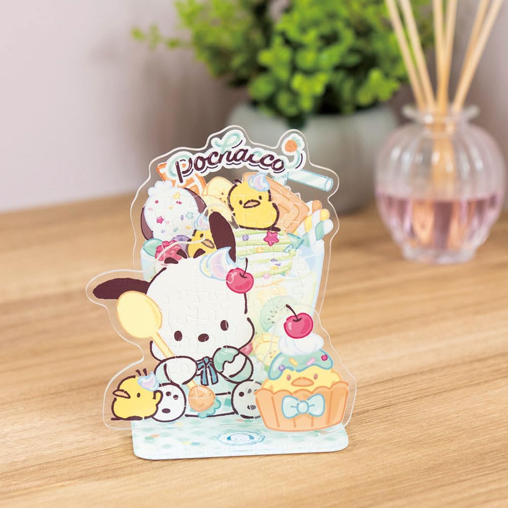 Puzzle X Acrylic Beverly Acrylic Stand Pop Pochacco Sweets [Jigsaw Stand] 35-piece SP-044