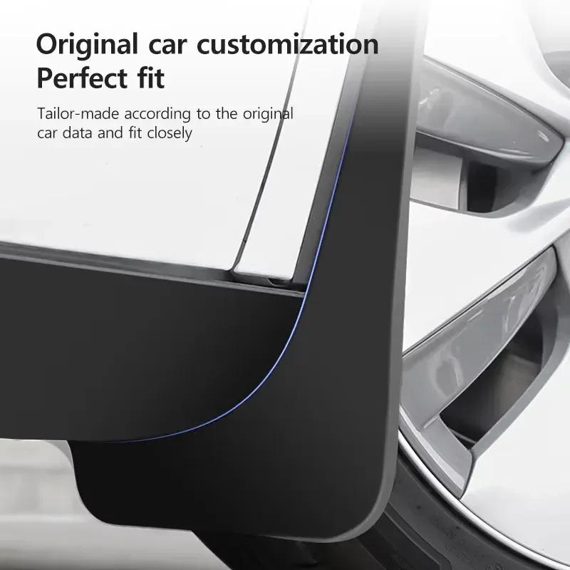 Automotive Tire Mudguard Waterproof Splash Proof 4pcs Accessories For Mazda 3 2011-2015 2012 2013 2014