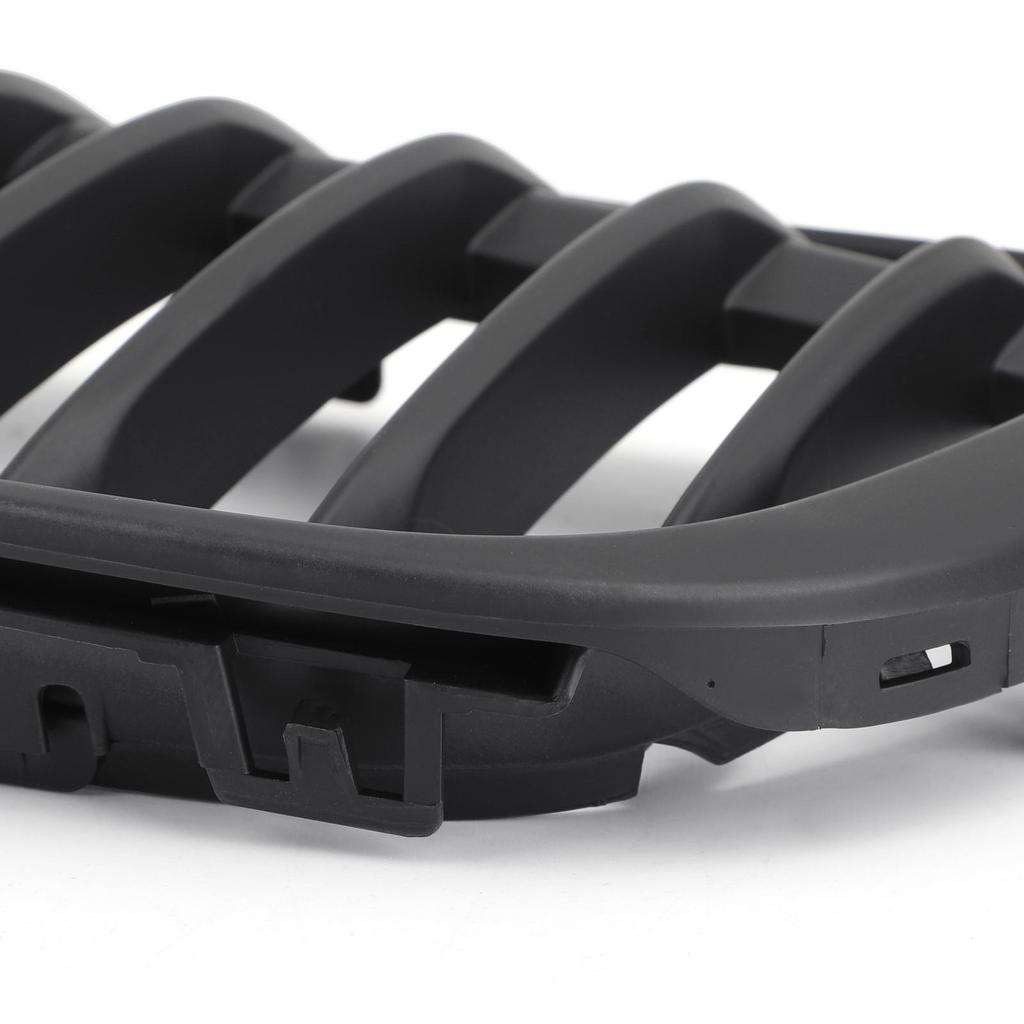 1 Pair Front Kidney Grille Grill For BMW 2016+ F48 F49 X1 X-Series Matte Black