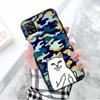 Black Case for Xiaomi Redmi 13C Note 9 iPhone XR 7 8 14 15 11 12 13 X XS Pro Max Samsung A25 S23 S24 FE Ultra Plus Middle Finger Cat