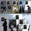 Manga Vagabond Phone Case For Redmi Note 14 15 Pro 5G 13 12 Pro Plus 11 11T 11E 11S 10 Pro 10S 9 9S Cover Cell Clear TPU Capa Co