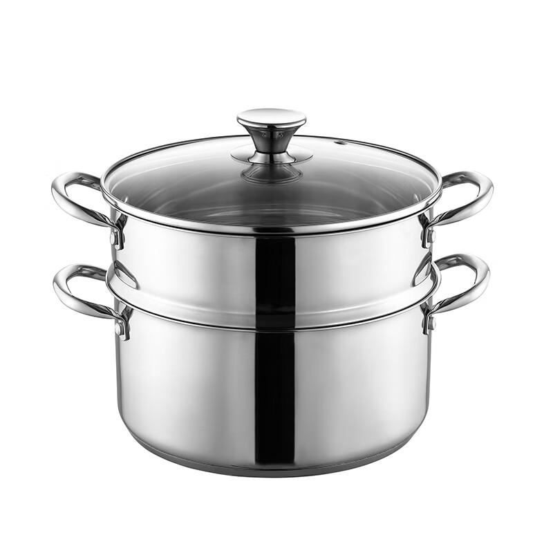 Zhang Xiaoquan 28cm Double-Layer Stainless Steel Steamer