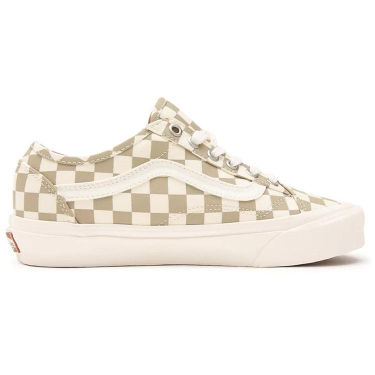 Vans Old Skool Tapered Eco Theory - Checkerboard Cornstalk Unisex Sneakers Cream Natural VN0A54F49FO