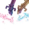 1 Piece Desktop Ornament 3D Printed Cherry Blossom Dragon Glow In The Dark Rotatable Articulated Dragons Figures Action Toy