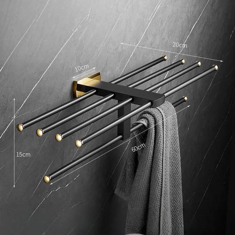 Brass Bathroom Accessories Brushed Gold Bathroom Shelf,Towel Rack,Towel Hanger Paper holder,Toilet Brush Holder Bath Hardware