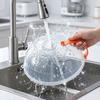 Microwave food splash proof cover household oven heating cover plate utensils accessories transparent cover handle cooking