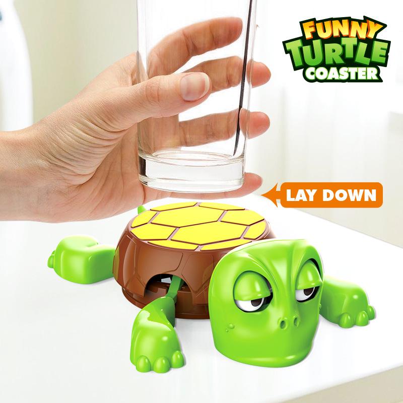 Creative Turtle Cartoon Desktop Ornament - Funny Staring Contest Prank Toy