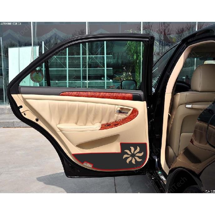 Protection Carpet Door Inside Guard Side Edge Cover Car Door Anti Kick Pad Sticker for Toyota Crown Royal 2005~2009