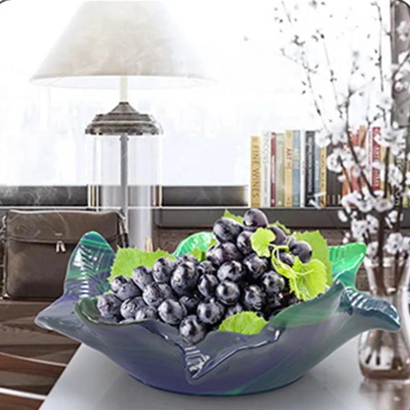 Leaf Plate Epoxy Resin Mold Fruit Candy Nut Storage Dish Silicone Mould DIY Crafts Jewelry Organizer Trinket Holder Mold