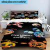 3PCS Five Nights Teddy Bear 3pcs Bedding,Including 3PCS Duvet Cover And 2pcs Pillowcases Perfect for Christmas,Ideal for Bedroom, Dormitory