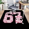 1PC Floral Pattern Ribbon Anti-slip carpet, suitable for Office, bedroomand playrooms. It can also be used as a sofa footrest cover-W21