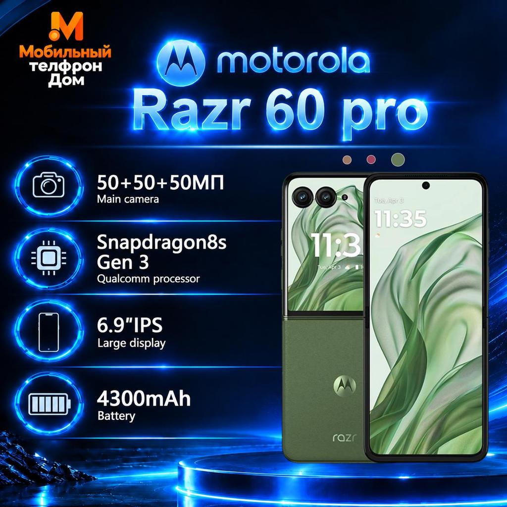 Motorola Moto Razr 60 Pro smartphone supports Nano-SIM+eSIM, Brand new