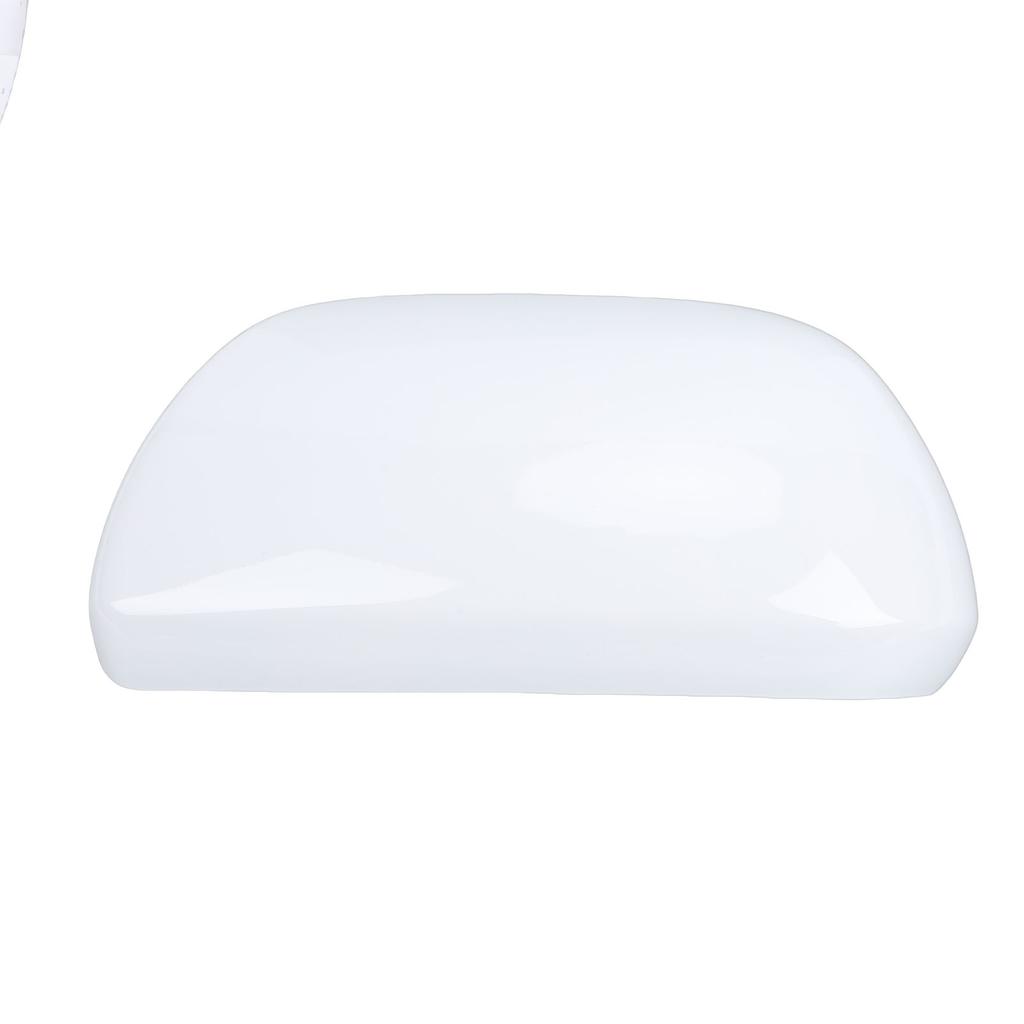 Door Side Rearview Mirror Cover Cap White Clip On Exterior Mirror Cover Trim Replacement for Toyota 2012 2020 Left