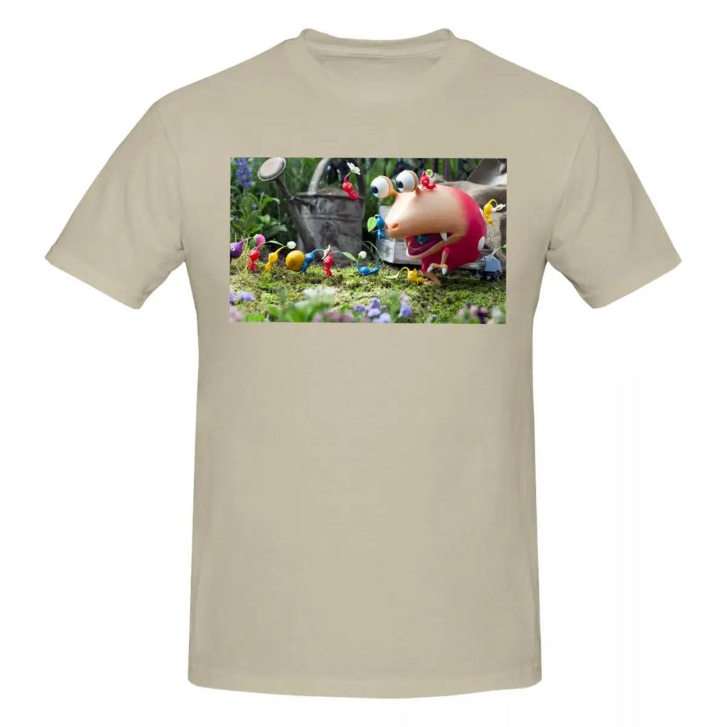 Pikmin Tshirt For Unisex Cotton Oversized T Shirts Unisexs Short Sleeve Round Neck Summer Clothes Tops S6xl